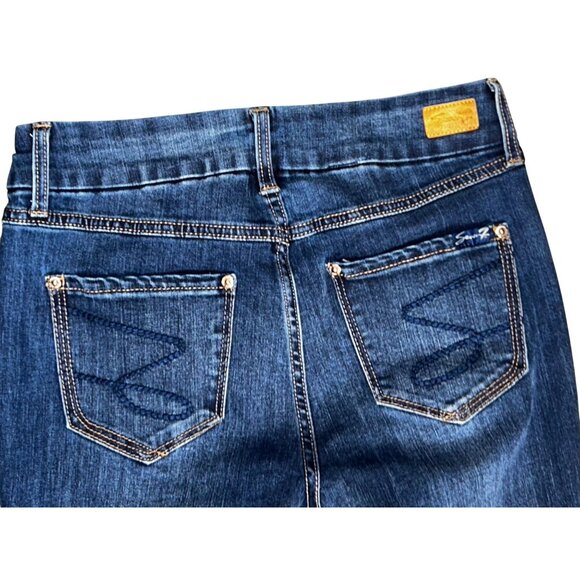 Seven7 Womens Tummyless High Rise Skinny Jean Size 4 Avalon Wash - Picture 6 of 8